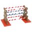Agility dvojitá variabilní překážka pro králíky a jiné hlodavce - králičí hop