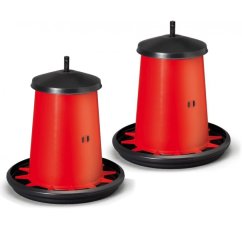 Automat krmící závěsný, krmítko pro drůbež plastové nastavitelné, 20 L