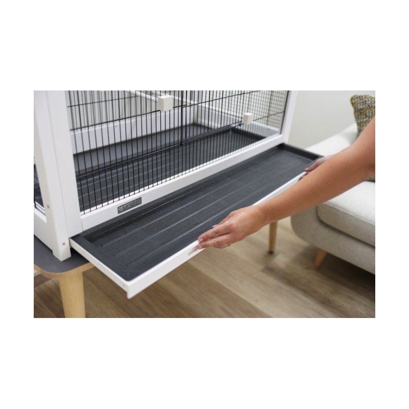 Klec pro ptáky Fips dřevěná, masiv, 100 x 50 x 60 cm