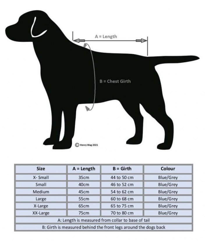 Nepromokavý obleček pro psy XL (41530)