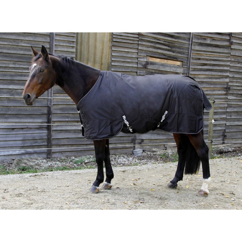 Deka výběhová RugBe IceProtect 200 zimní, černá, 145 cm