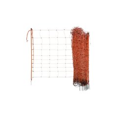 Síť pro elektrické ohradníky na ovce Ovinet 108 cm, 50 m, oranžová, 1 hrot