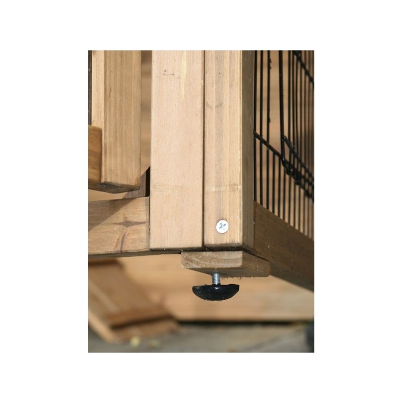 Kurník pro slepice dvoupatrový, s výběhem, 222x115x200cm, vč. dopravy