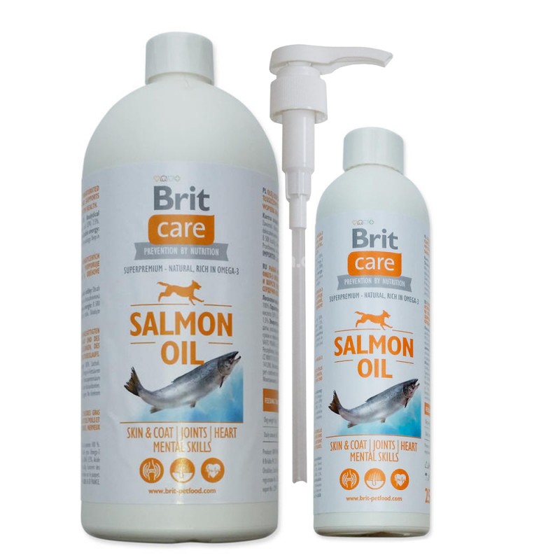 Brit Care lososový olej pro psy, 250 ml - Varianta: 250 ml