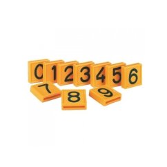 Čísla plastová TOP pro skot, krční řemeny, "1"