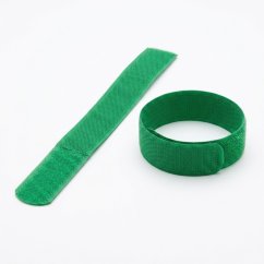 Páska na nohy 40mm, suchý zip, 10 ks, červená