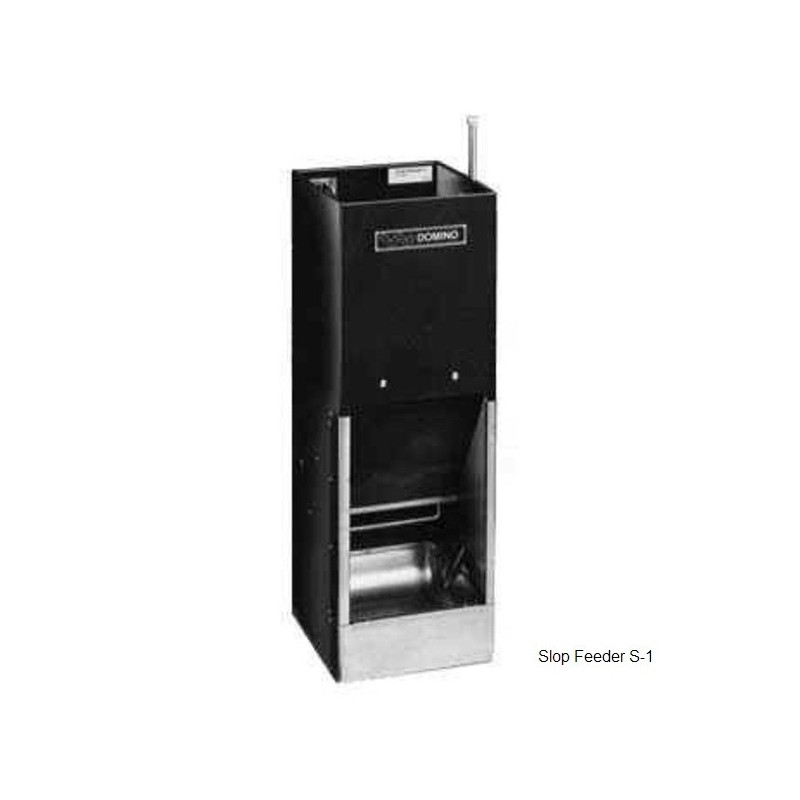 Domino SLOP FEEDER S samokrmítko pro prasata od 25 kg, se zvlhčováním, 60 l / 42 kg pro 15 prasat / Počet koryt 1 - Varianta: se zvlhčováním, 60 l / 42 kg pro 15 prasat / Počet koryt 1
