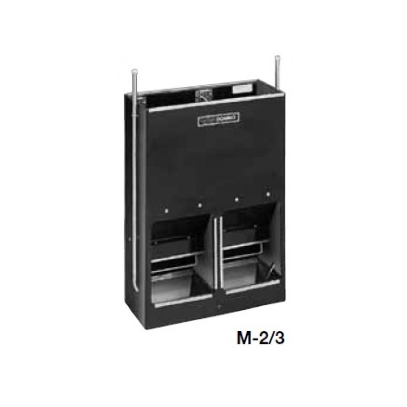 Domino SLOP FEEDER M samokrmítko pro prasata od 7 - 45 kg, se zvlhčováním, 50 l / 35 kg pro 15 prasat