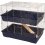 Klec MAXI BALDO TWIN pro hlodavce, dvoupatrová, 100 x 53 x 86 cm - Varianta: dvoupatrová, 100 x 53 x 86 cm