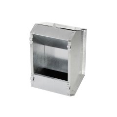 Krmítko závěsné pro králíky a slepice, krmný automat jednoduchý, pozink
