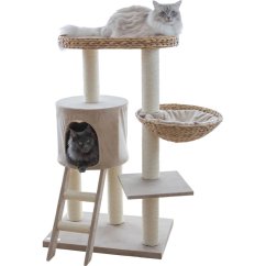 Škrabadlo pro kočky Banana Leaf Waxy, 60 x 40 x 104 cm