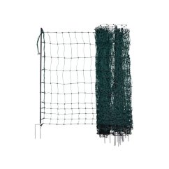 Síť premium vodivá pro drůbež 122 cm, 50 m, zelená, 1 hrot