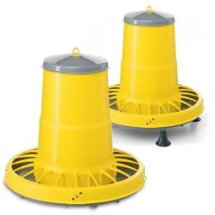 COMPACTA Automat krmící závěsný pro drůbež, plast, nastavitelný, s mřížkou, 8,5 kg, bez nožek (plast, nastavitelný, s mřížkou, 8,5 kg, bez nožek)