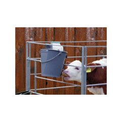 Kbelík napájecí plastový, komplet, šedý