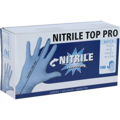 Rukavice nitrilové Premium Top Pro, délka 24 cm, M (7,5-8)