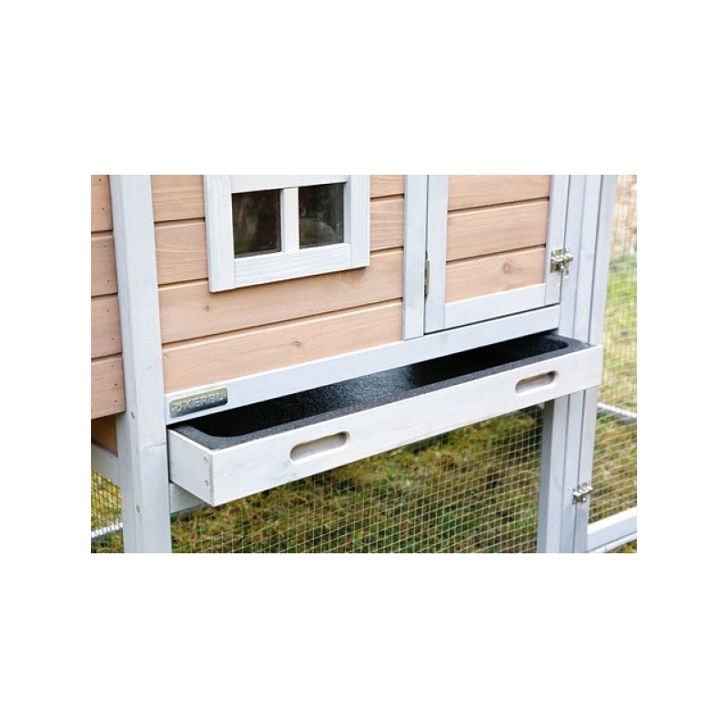 Kurník pro slepice BONNY - s výběhem, 181 X 65 X 118 cm