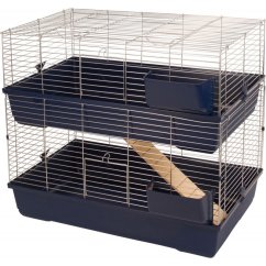 Klec MAXI BALDO TWIN pro hlodavce, dvoupatrová, 100 x 53 x 86 cm