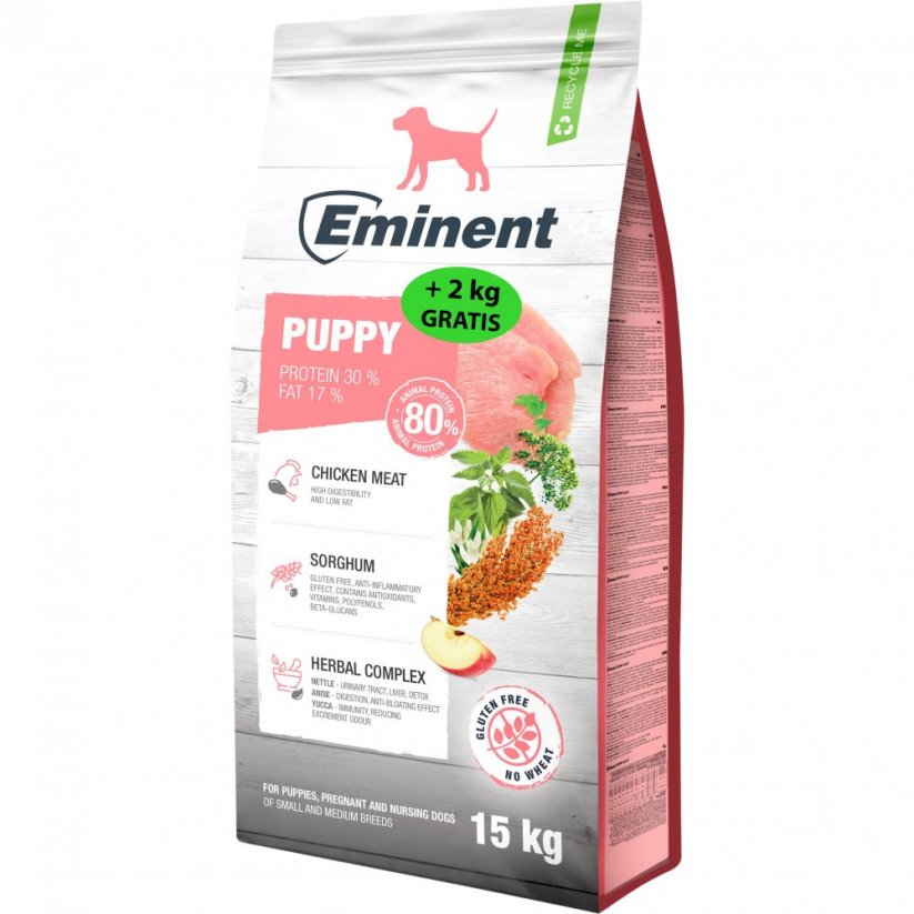 Eminent Puppy High Premium 15 kg + 2 kg