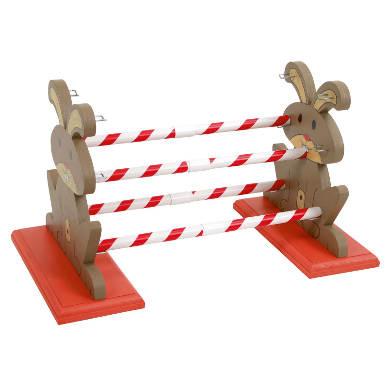 Agility dvojitá variabilní překážka pro králíky a jiné hlodavce - králičí hop