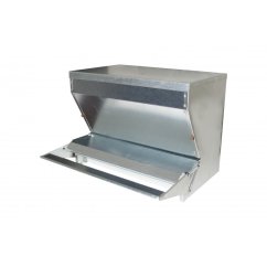 Krmítko nášlapné pro drůbež jednostranné, pozink, 40 cm