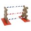 Agility dvojitá variabilní překážka pro králíky a jiné hlodavce - králičí hop