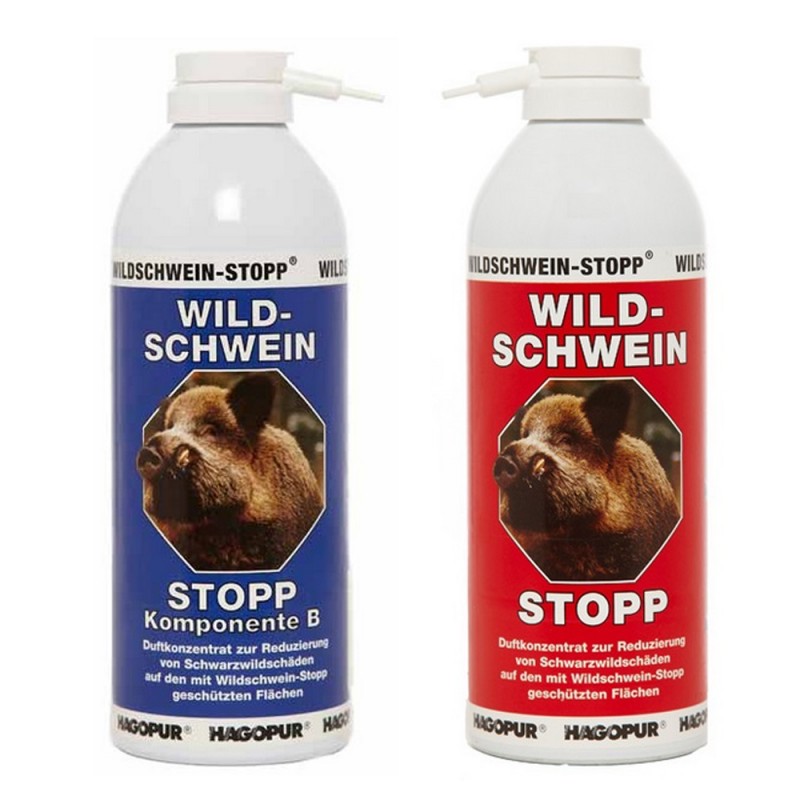 STOP divočákům - Wildschwein-STOPP - Hagopur, pachový ohradník, 400 ml, červená - Varianta: pachový ohradník, 400 ml, červená