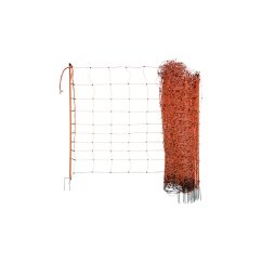 Síť k elektrickým ohradníkům na ovce Ovinet, 90cm, 50m, oranžová, 1 hrot