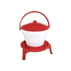 Napájecí kbelík pro drůbež, s podstavcem, 12 l