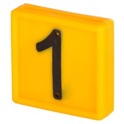 Čísla plastová TOP pro skot, krční řemeny, "1"
