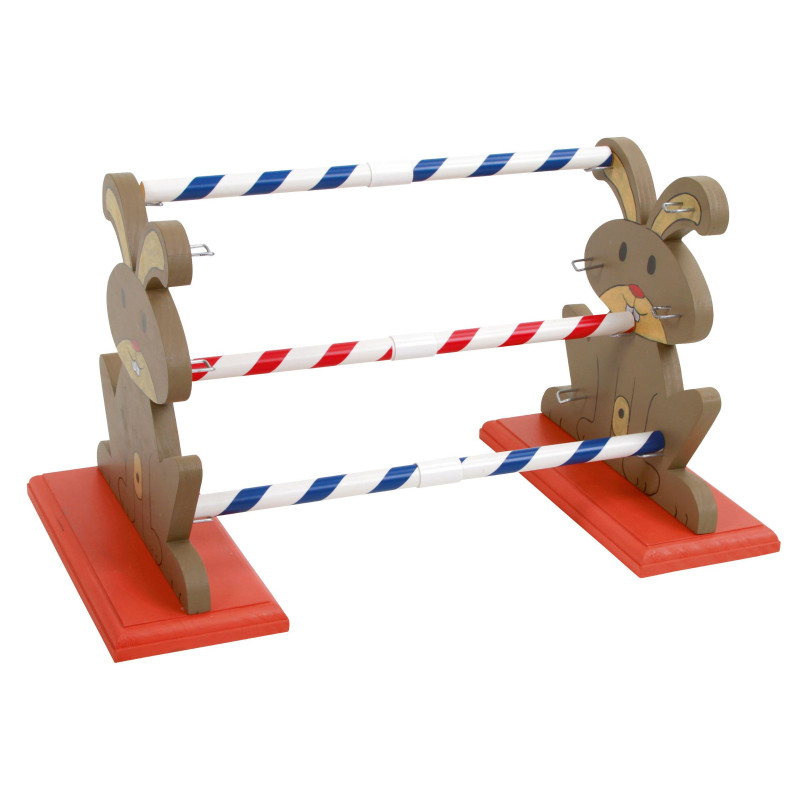 Agility dvojitá variabilní překážka pro králíky a jiné hlodavce - králičí hop
