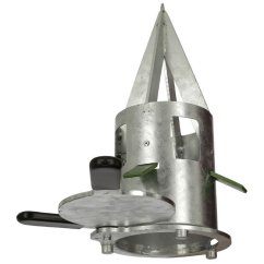 Dávkovač pro pytle Big Bag, pozinkovaný kov, průměr 21 cm - SLEVA