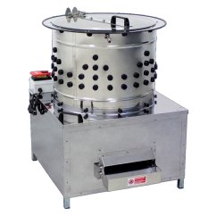 Elektrická škubačka drůbeže Cylindra, nerezová, bubnová