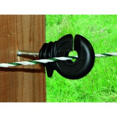 Izolátor kruhový pro elektrický ohradník, vyztužený s vrutem