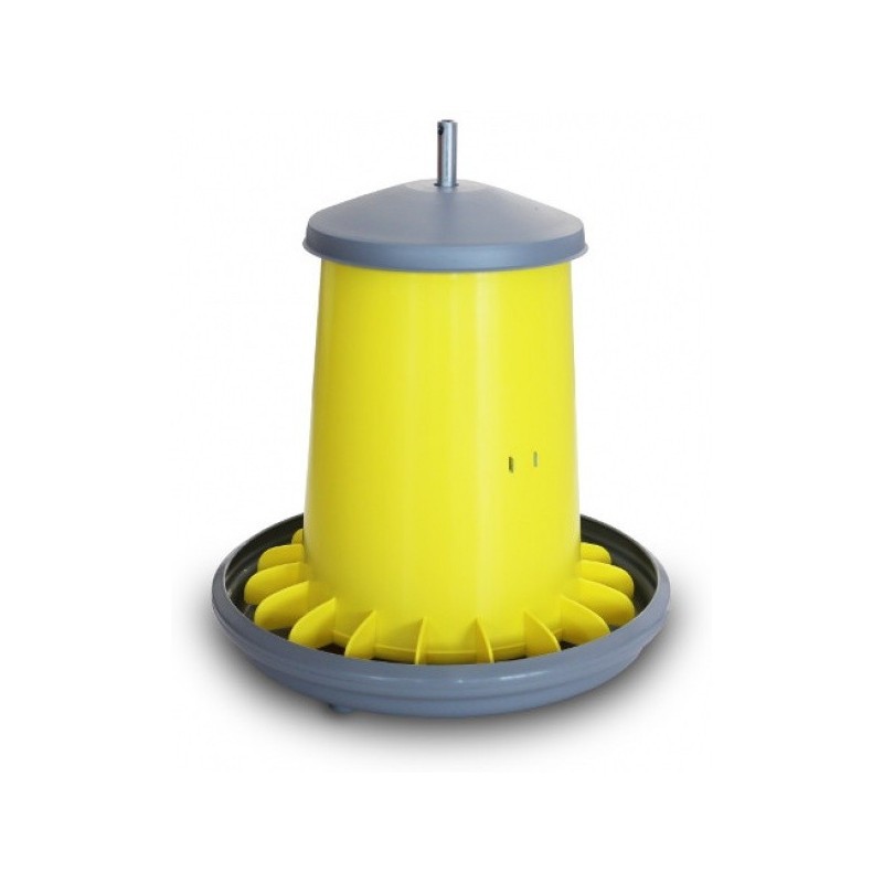 Automatické krmítko pro slepice ARCUS, nastavitelné, závěsné, 9 L