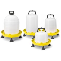 Napáječka pro kuřata plastová klobouková s nožkami, bajonet, 5 L