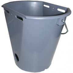 Kbelík napájecí plastový, samostatný, šedý