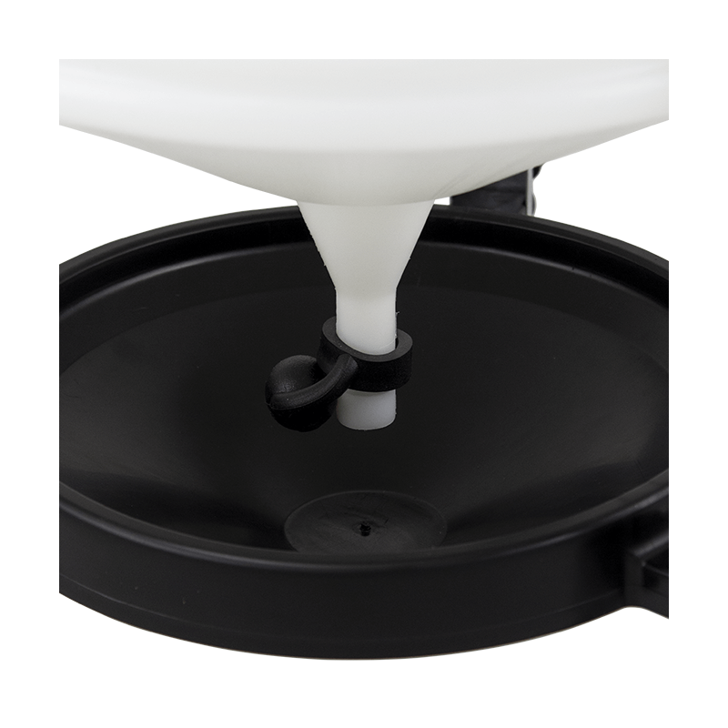 Napáječka pro drůbež stojanová barelová, plast/pozink, typ 30L