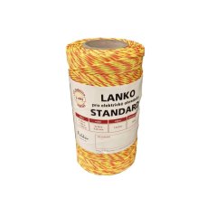 Lanko STANDARD pro el. ohradník, 3x0,20 mm Niro, žluto-oranž., 250 m