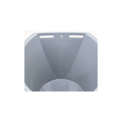 Kbelík napájecí plastový, samostatný, šedý