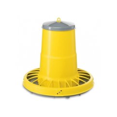 COMPACTA Automat krmící závěsný pro drůbež, plast, nastavitelný, s mřížkou, 8,5 kg, bez nožek (plast, nastavitelný, s mřížkou, 8,5 kg, bez nožek)