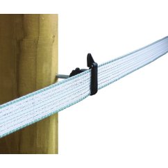 Izolátor páskový pro elektrický ohradník, s vrutem