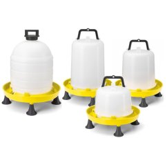 Napáječka pro kuřata plastová klobouková s nožkami, bajonet, 5 L