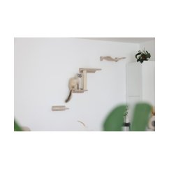 Škrabadlo pro kočky Zugspitze, sada nástěnných pater, béžová, 5 ks