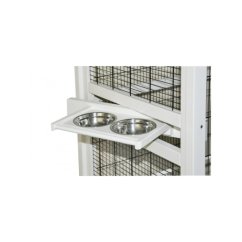 Voliéra pro ptáky dřevěná, masiv, 82 x 67 x 151 cm