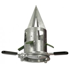 Dávkovač pro pytle Big Bag, pozinkovaný kov, průměr 21 cm