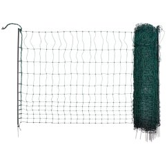 Síť premium nevodivá pro drůbež 122 cm, 50 m, zelená, 1 hrot