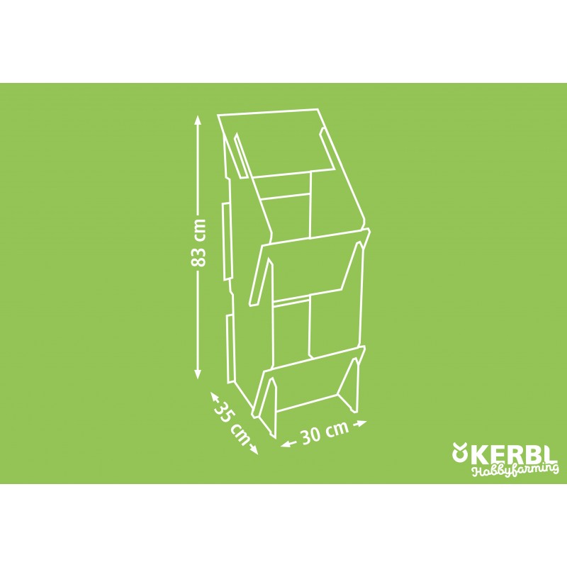 KERBL Kukaň pro drůbež, dřevěná