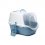 Toaleta pro kočky Cathy Easy Clean - kočičí WC s filtrem a lopatkou, ocelově modrá - Varianta: ocelově modrá