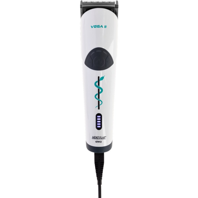 Aesculap strojek stříhací na psy Vega II GT412 Aku, vč. stříhací hlavy 0,5/1,5/2,5 mm