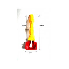 Automatická napáječka menší pro drůbež a křepelky s prodloužením 5 cm, žluté